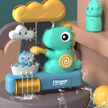 DinoSplash | Aventura Acuática Alegre - Juguete de Baño Interactivo